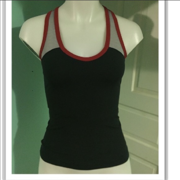 Lululemon red and black tank - Picture 1 of 2